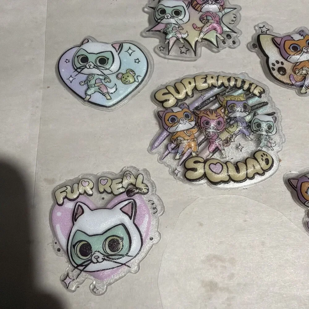 Disney Super Kitties 3D Sticker Multicolor Rare